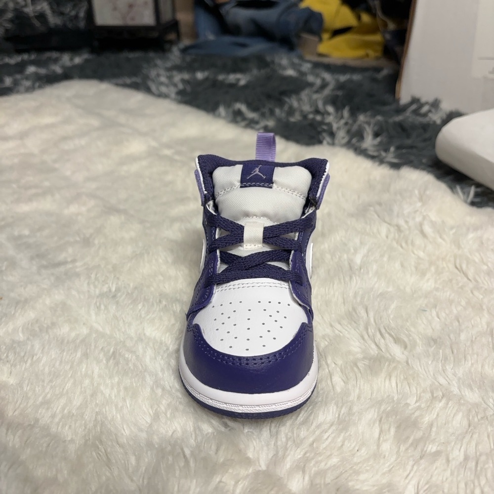 Jordan 1 Mid TD Size 7c Blueberry. - Picture 3 of 4